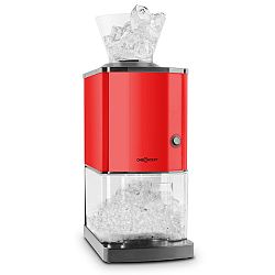 OneConcept Icebreaker, červený, drvič ľadu s výkonom 15kg/h, objemom 3,5l, zásobníkom na ľad, nerezová oceľ