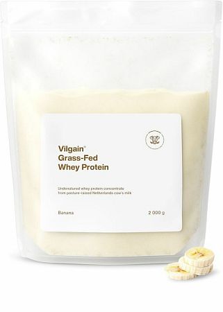 Vilgain Grass-Fed Whey Protein banán 2000 g
